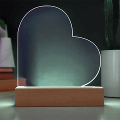 To My Daughter Proud – Acrylic Heart Plaque